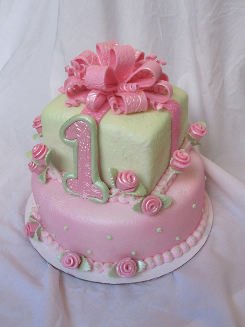 Baby Girl 1st Birthday Cake Ideas