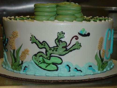 6 Photos of Frog Sheet Cakes