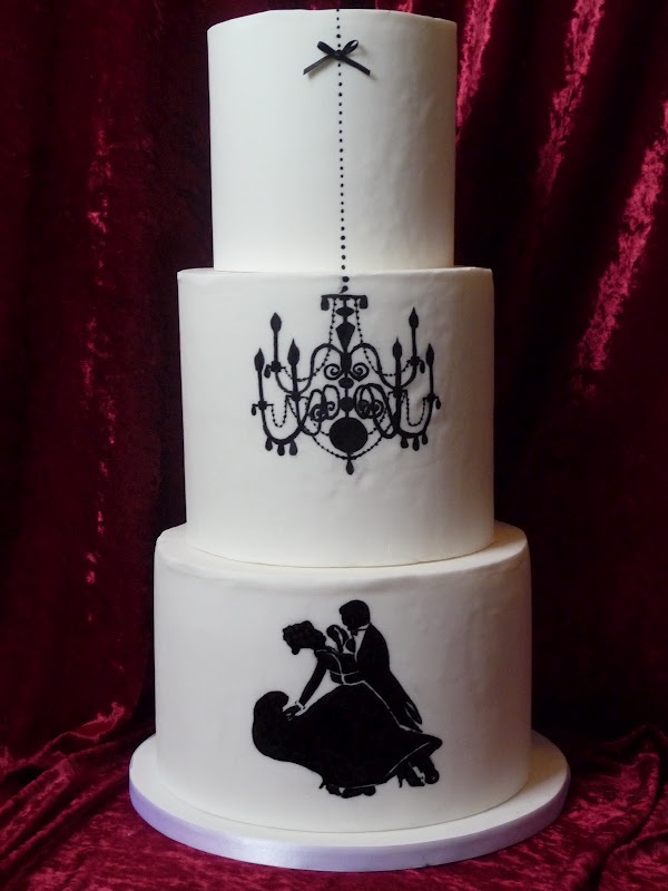 Ballroom Dancing Birthday Cake