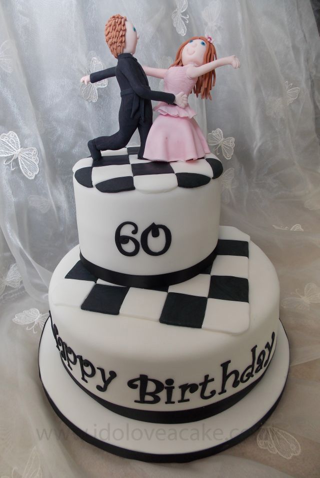 Ballroom Dancing Birthday Cake