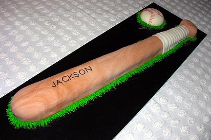 Baseball Bat Cake