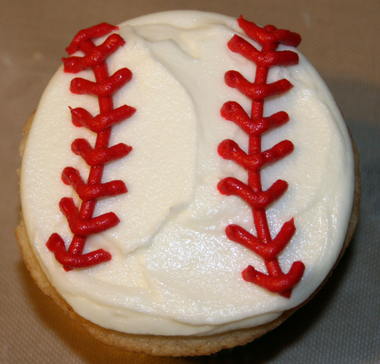 Baseball Cupcake Birthday Cake