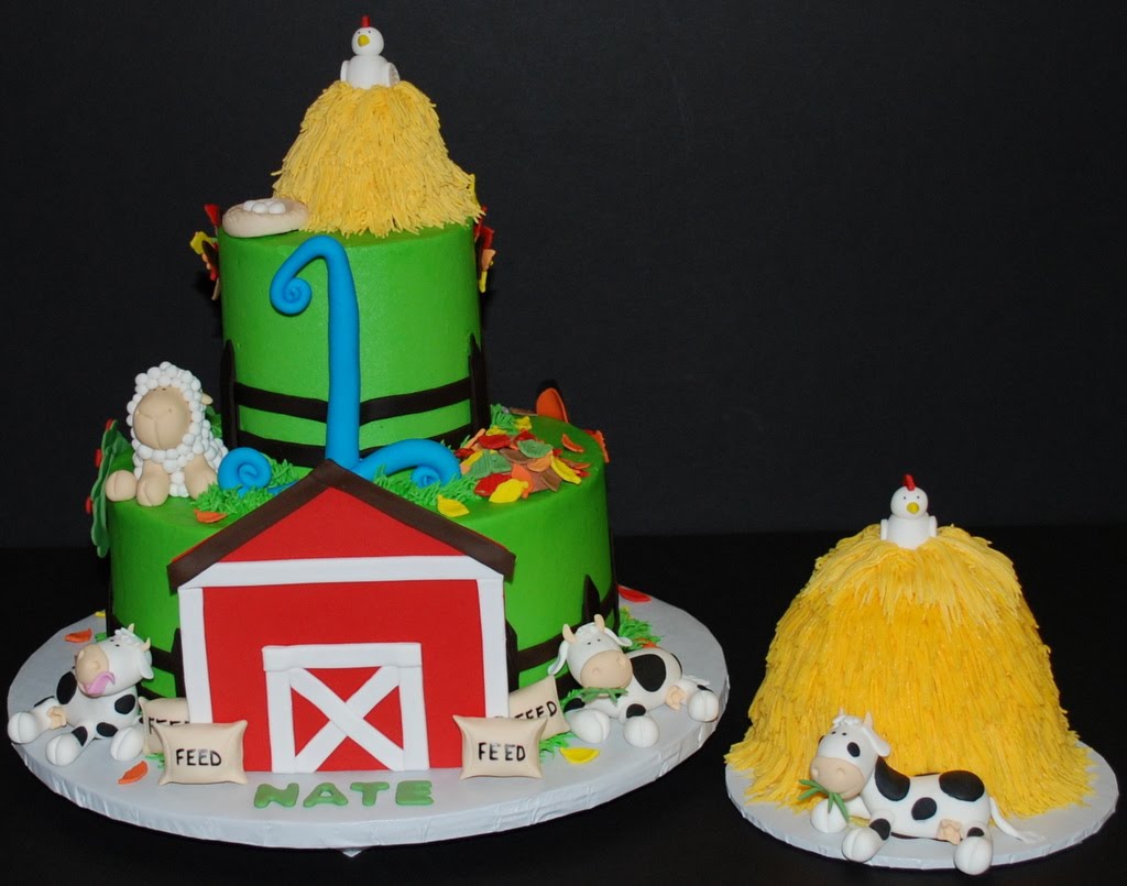 Birthday Farm Smash Cake