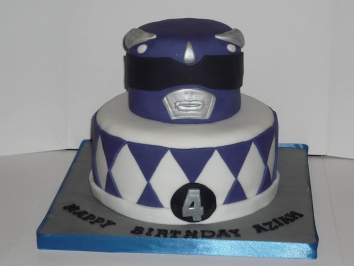 Blue Power Ranger Birthday Cake