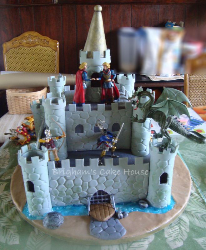 Boys Castle Birthday Cake