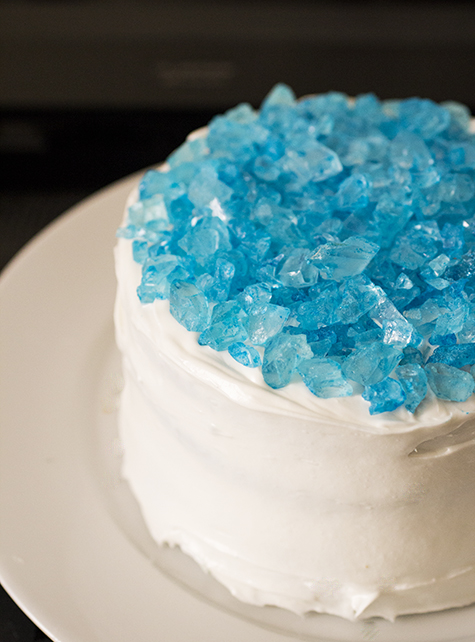 Breaking Bad Blue Meth Cake