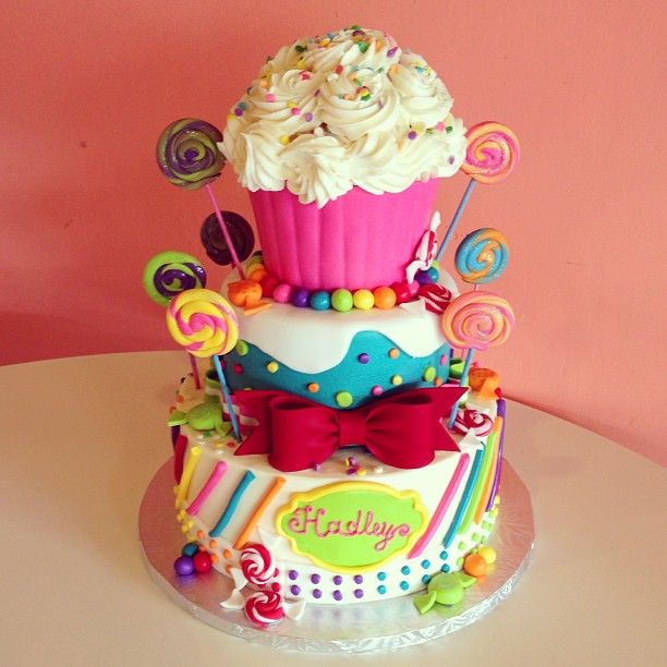 Candy Land Birthday Cake