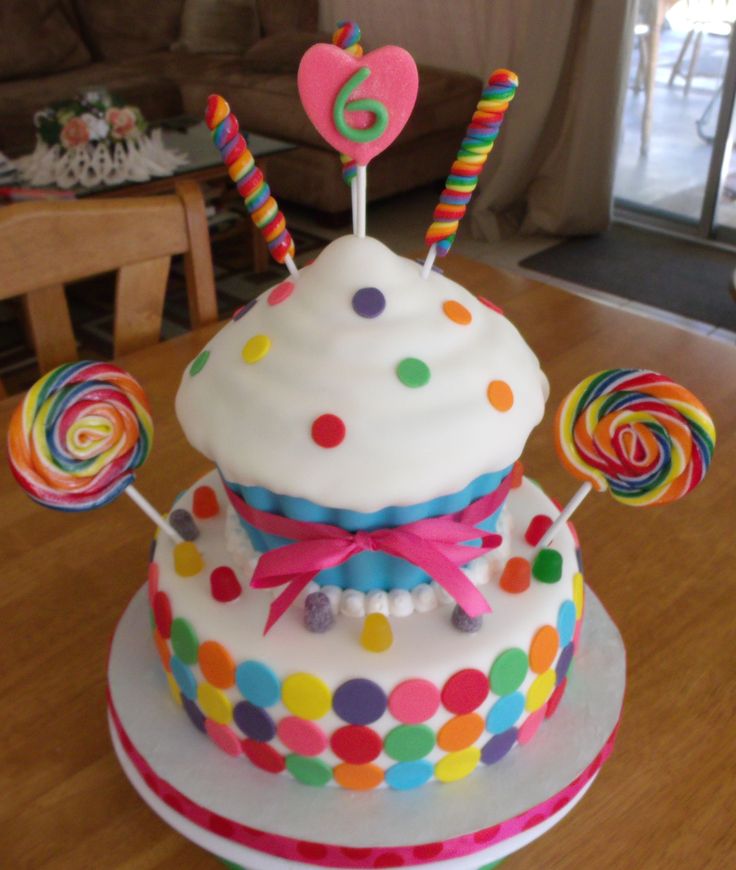 11 Photos of Candy Themed Birthday Cakes