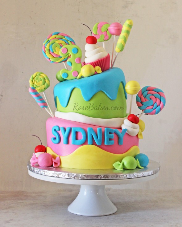 Candy Themed Cake