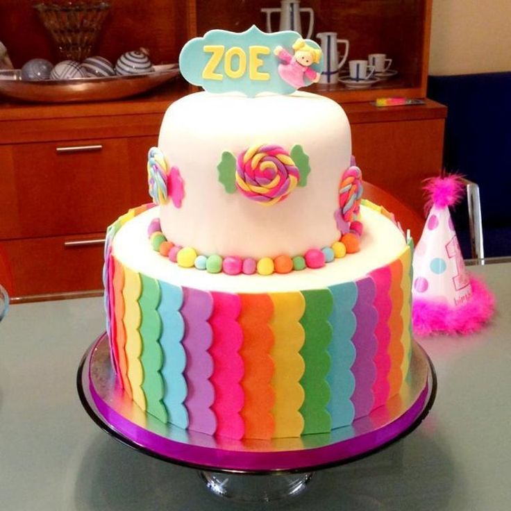 Candyland Birthday Cake Idea