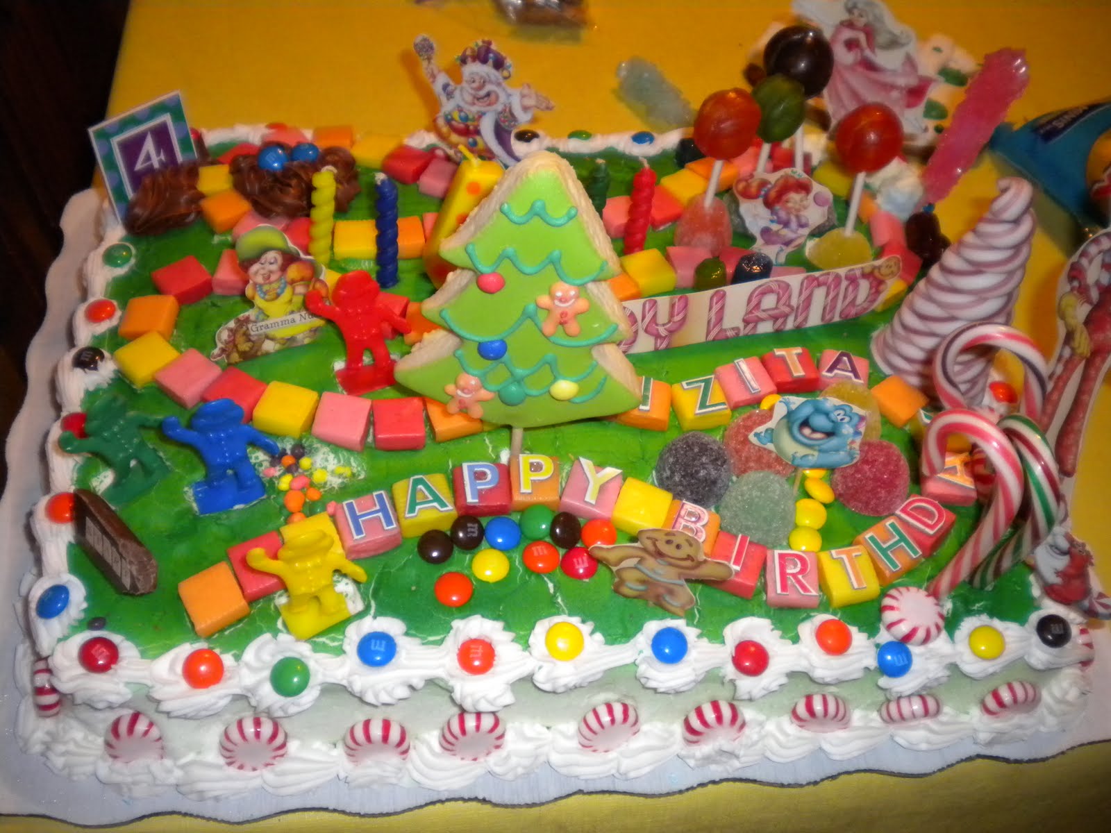 Candyland Birthday Cake Idea