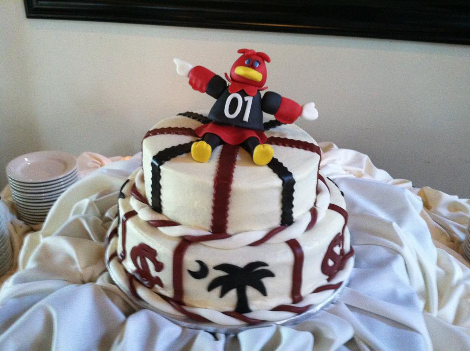 Carolina Gamecocks Birthday Cake