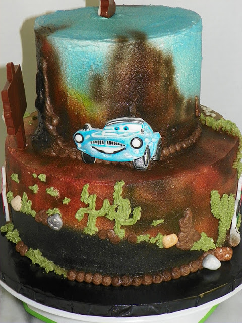 Cars 2 Birthday Cake