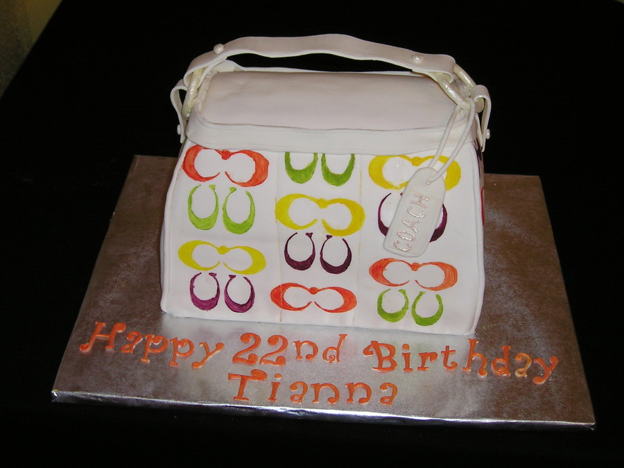 Coach Purse Cake