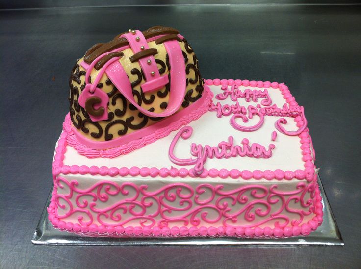 Coach Purse Themed Cake