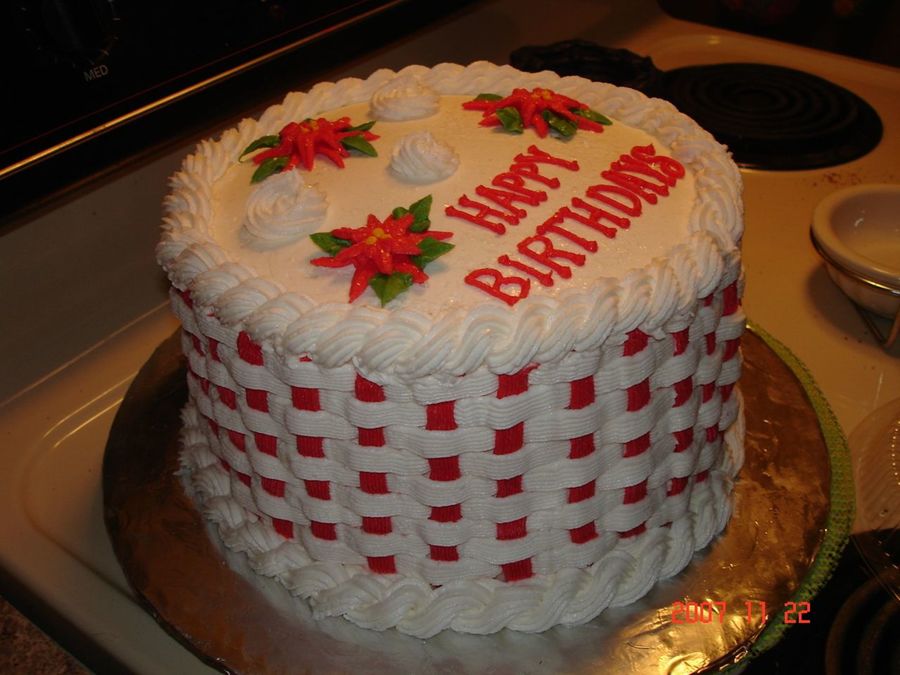 December Birthday Cake