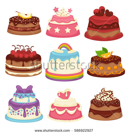 Decorated Dessert Cakes