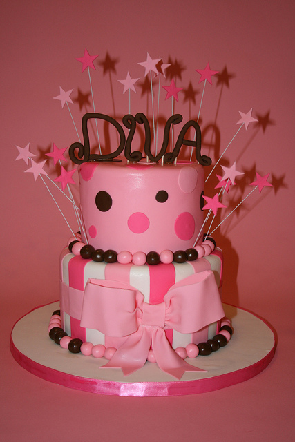 Diva Birthday Cake