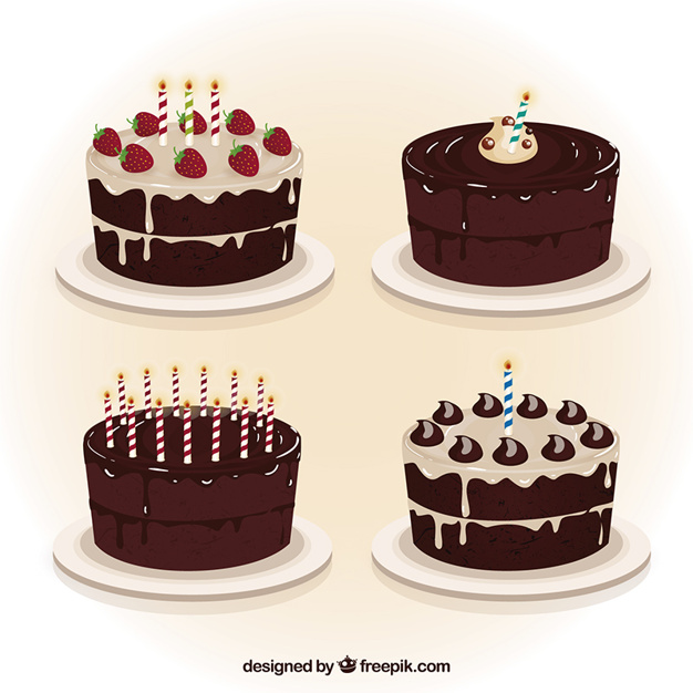 Download Free Images of Chocolate Birthday Cakes