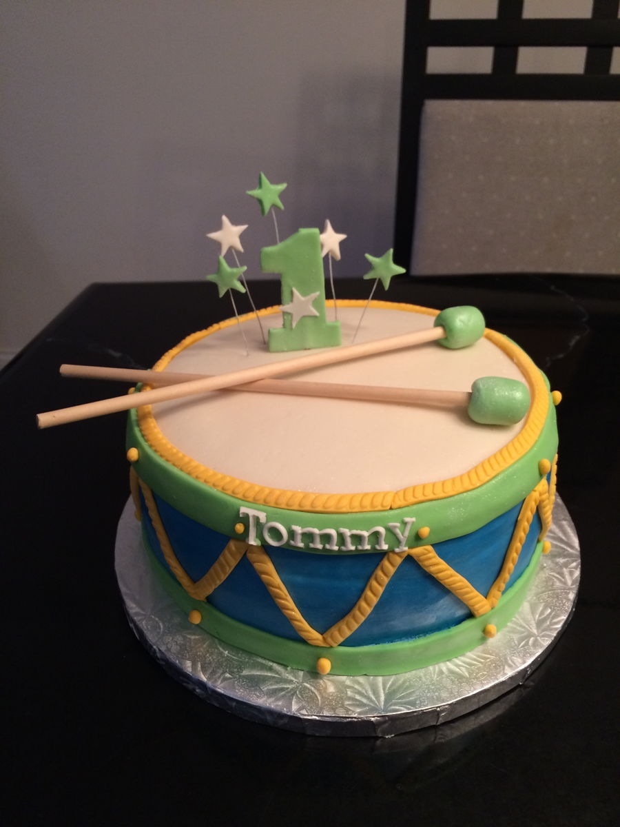 Drum Birthday Cake