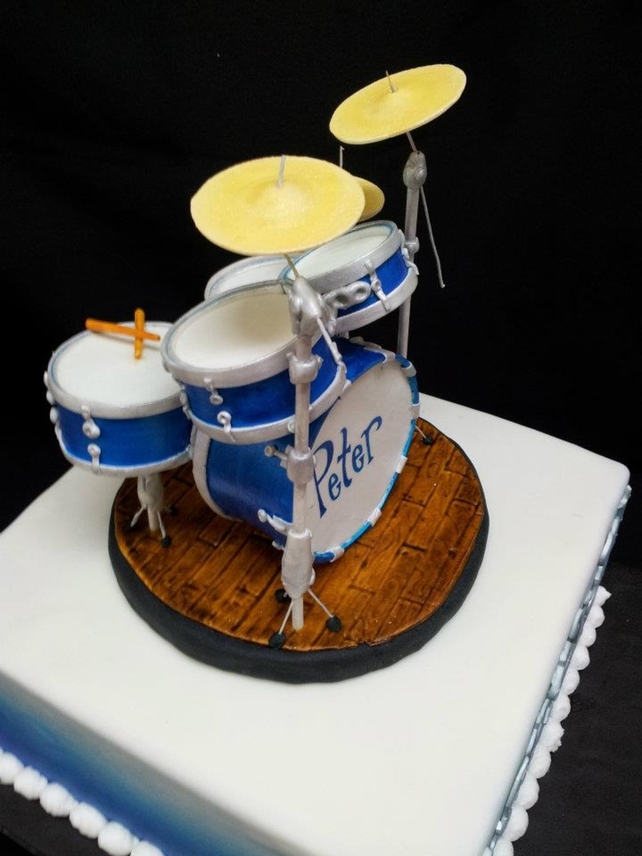 Drum Birthday Cake