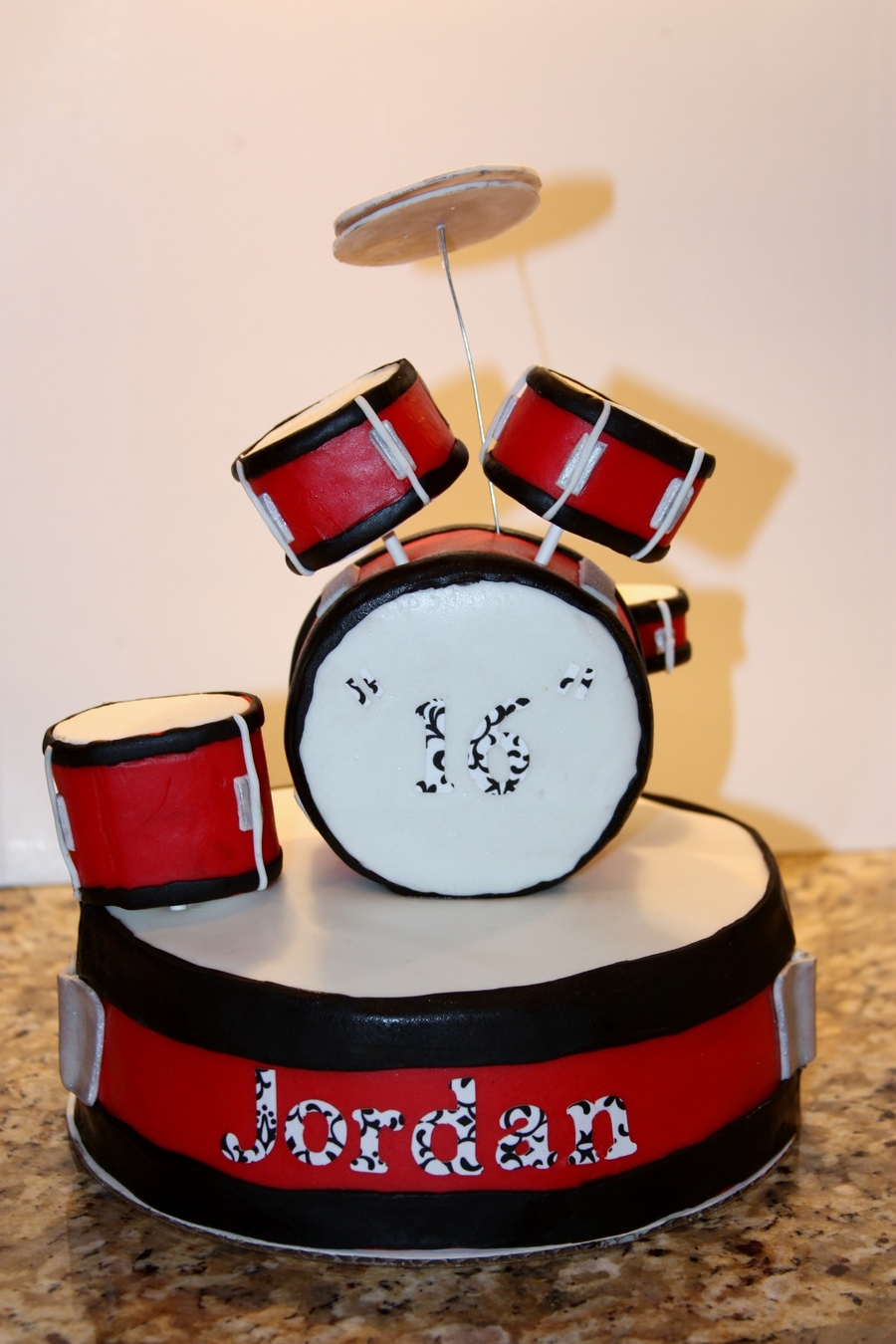 Drum Birthday Cake