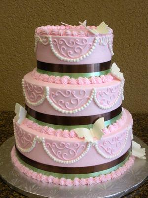 Elegant 3 Tier Birthday Cake