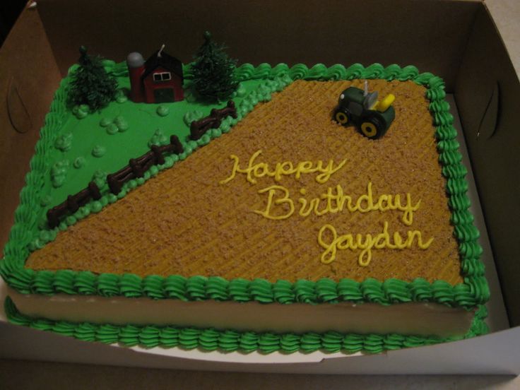 Farm Birthday Cake Ideas