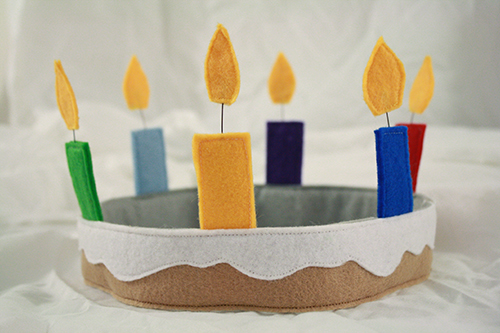 Felt Birthday Crown Cake