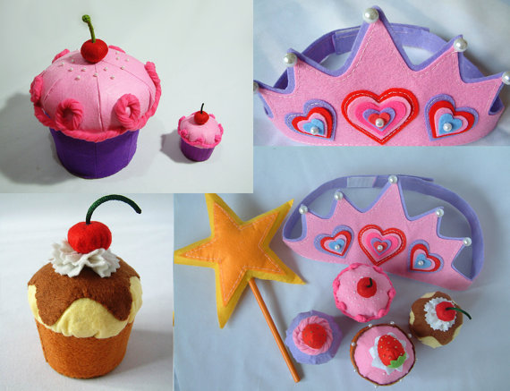 Felt Cupcakes Pattern