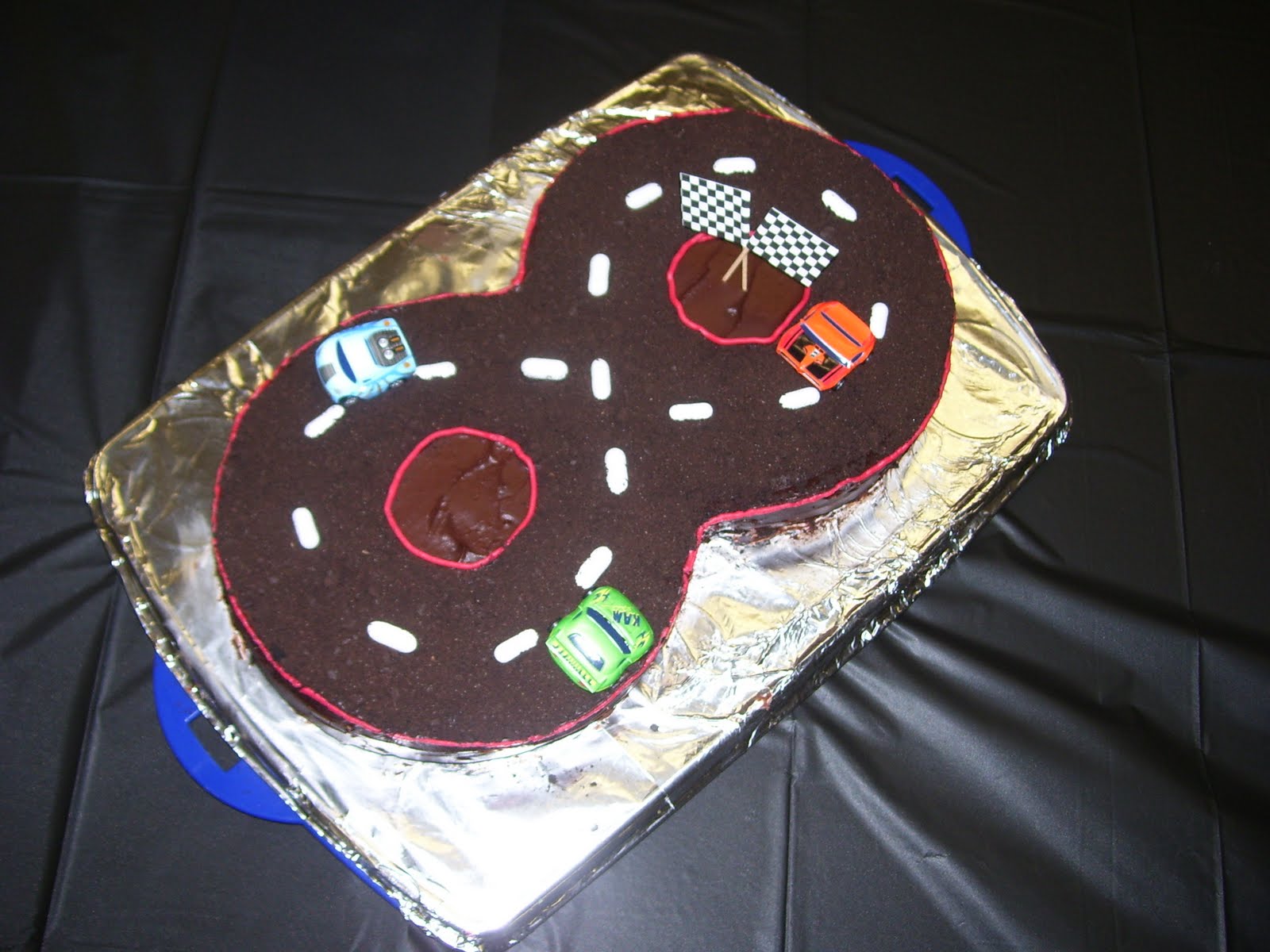 Figure 8 Race Track Cake