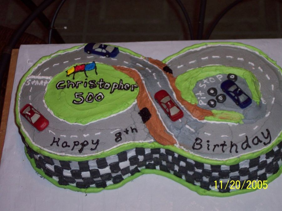 Figure 8 Race Track Cake