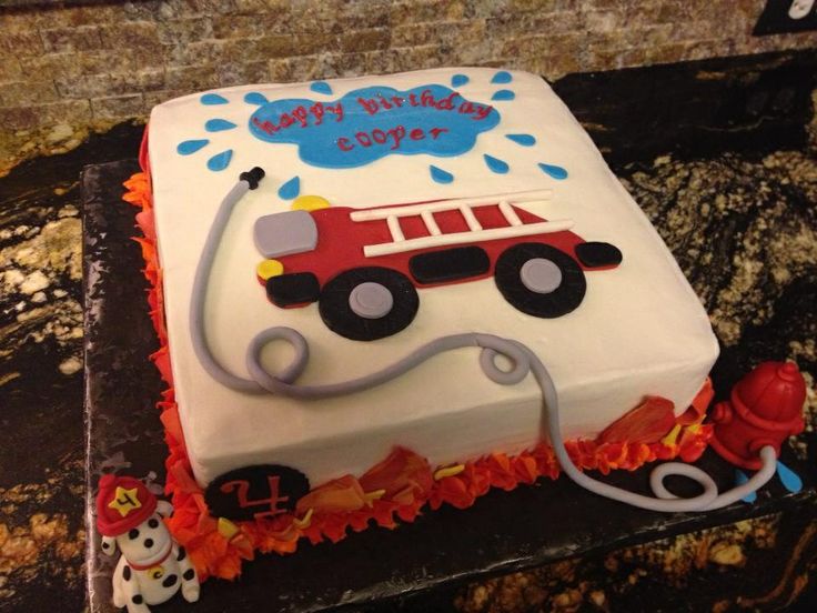 Fire Truck Birthday Cake Ideas