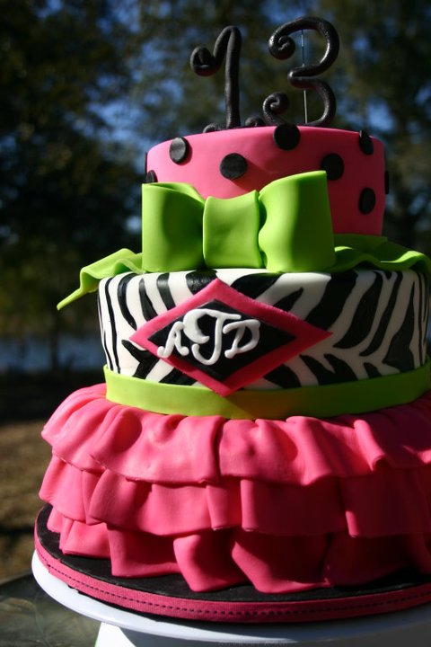 11 Photos of 13BIRTHDAY Zebra Print Cakes