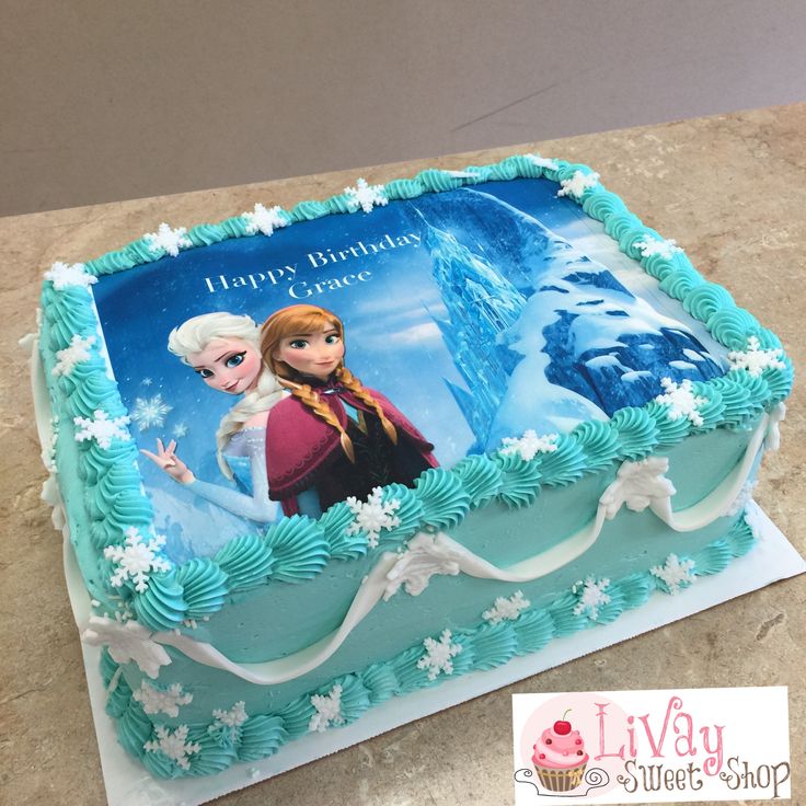 Frozen Birthday Cake