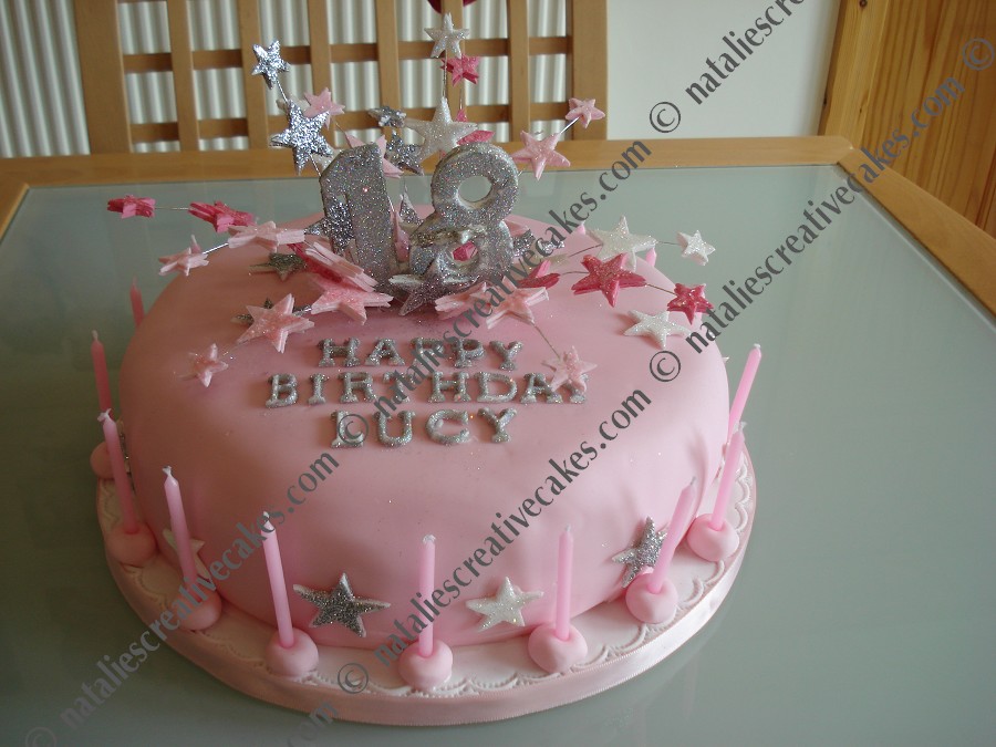 Funny 18th Birthday Girl Cake