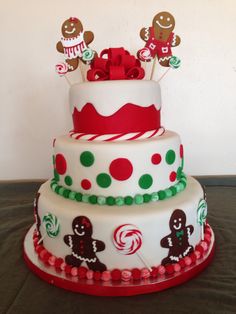 Funny Christmas Birthday Cake