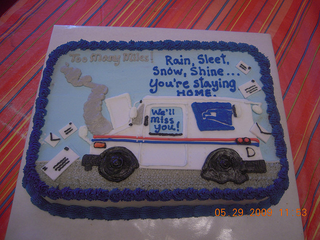 11 Photos of Retirement Cakes For Postal Workers