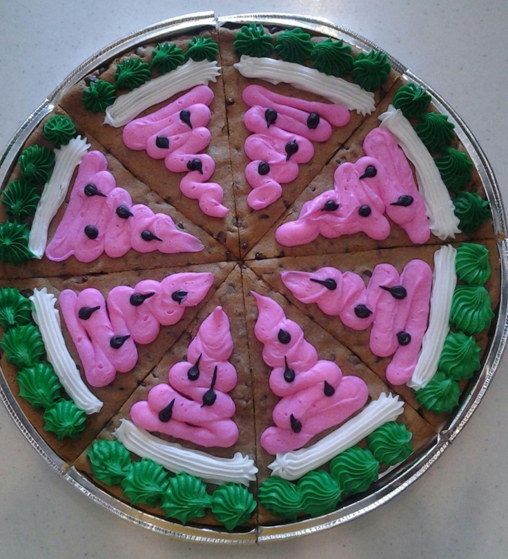 Giant Cookie Cake Decorating Ideas