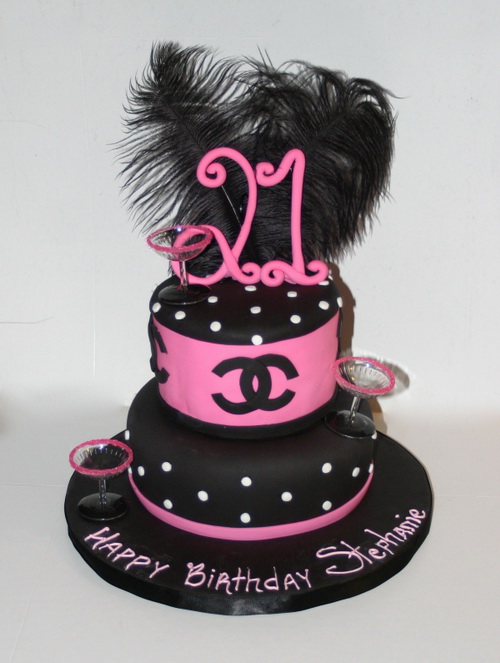 Girls 21st Birthday Cake Ideas