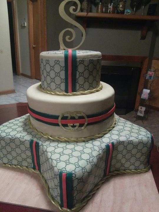 Gucci Birthday Cake