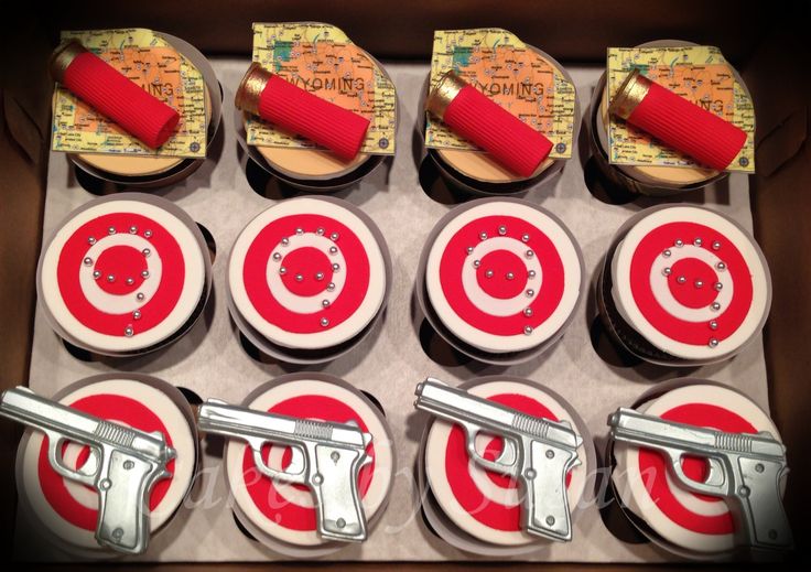 7 Photos of Bullets Cupcakes Birthday