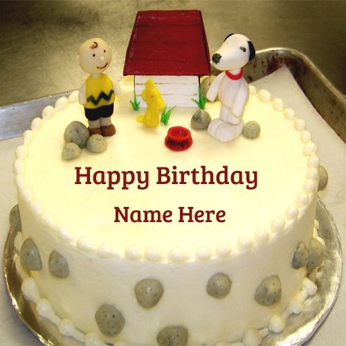 Happy Birthday Cake with Name