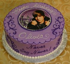 Happy Birthday Justin Cake