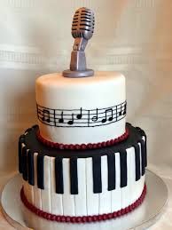 Happy Birthday Microphone Cake