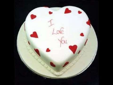 Heart Shaped Valentine's Cake