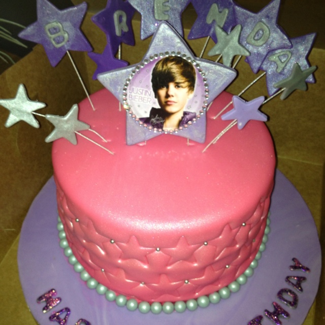 Justin Bieber Birthday Cake