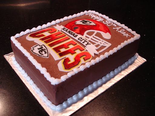 Kansas City Chiefs Birthday Cake