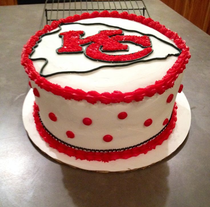 Kansas City Chiefs Birthday Cake