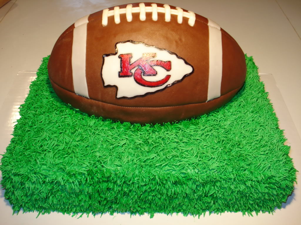 Kansas City Chiefs Football Cake